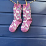 Alpaca Kid's Sock-Motif Pink