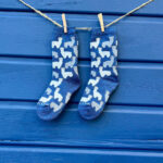 Kid's Socks-Motif Blue