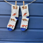 Alpaca Kid's Socks-Wildlife